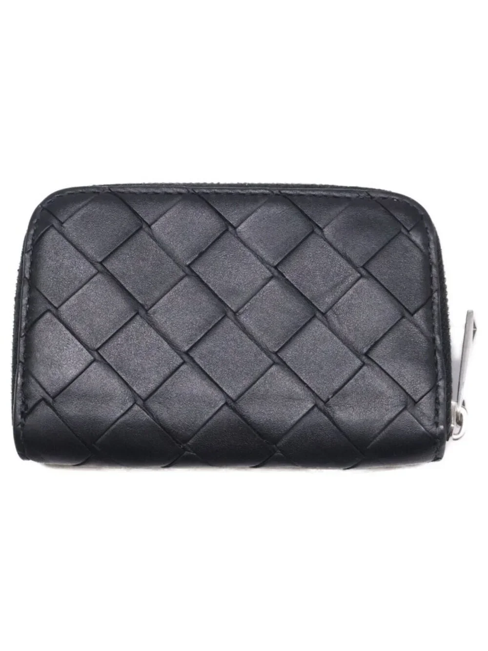 Bottega Veneta Intrecciato Leather Zip Around